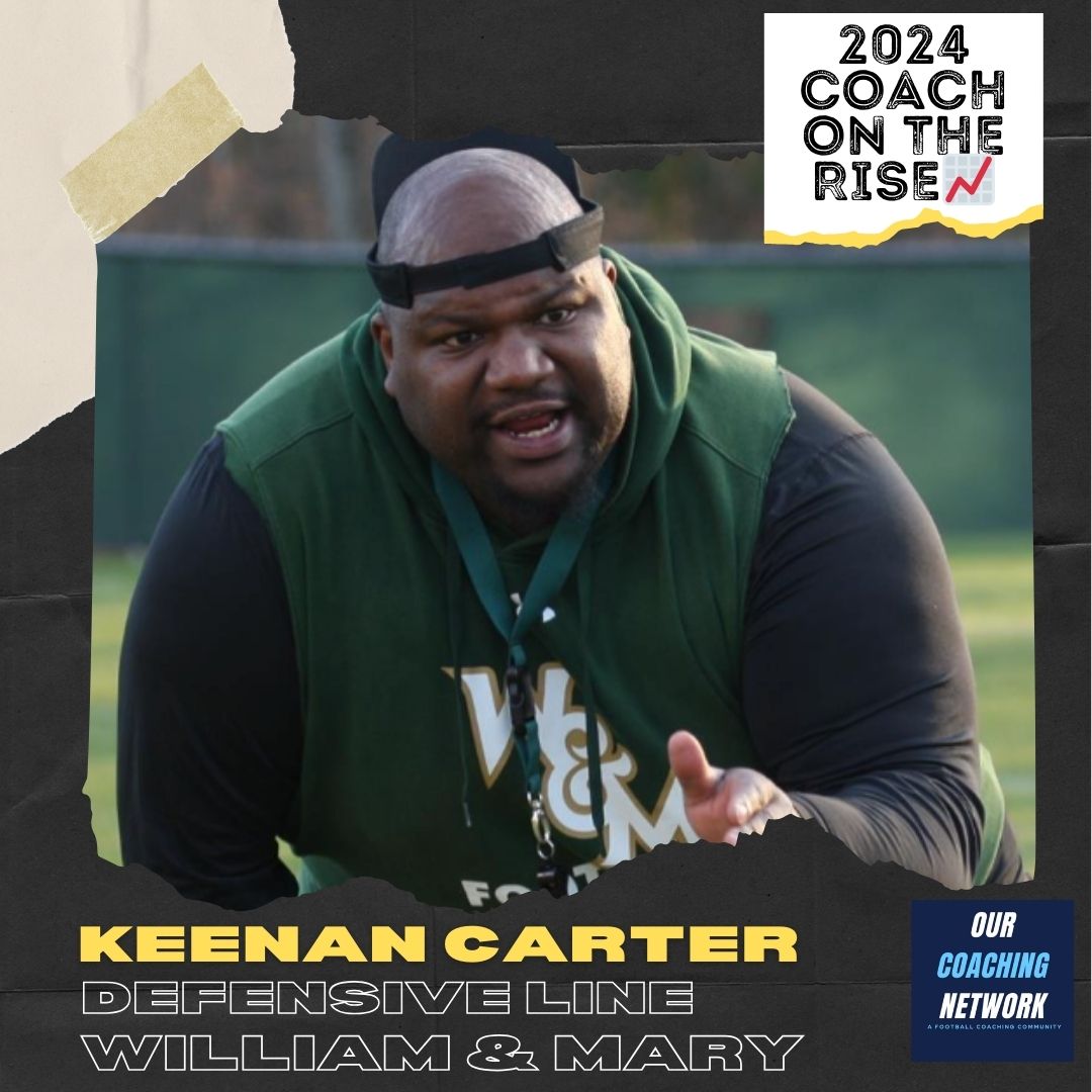 🏈FCS Coach on The Rise📈 @WMTribeFootball Defensive Line Coach @DLRunStoppers is one of the Top DL Coaches in CFB✅ And he is a 2024 Our Coaching Network Top FCS Coach on the Rise📈 FCS Coach on The Rise🧵👆