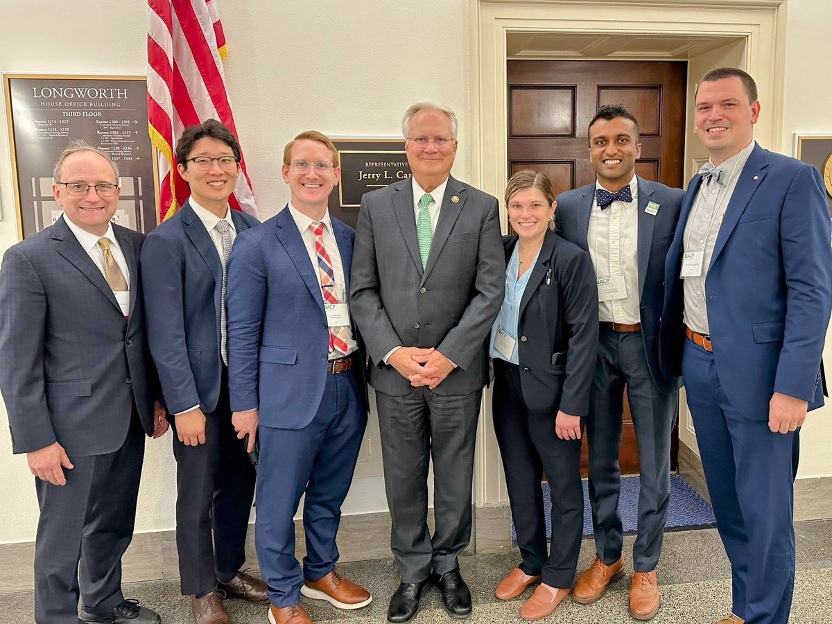 Thank you <a href="/RepJerryCarl/">Archive: Rep. Jerry Carl</a> for meeting with the <a href="/ACPIMPhysicians/">ACP</a> today! We appreciate your continued support to help address the national physician shortage and improve patient care. #ACPLD
