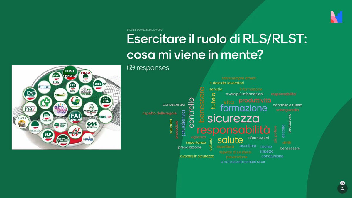 #Catania #sicurezzasullavoro corso per RLS/RLST la fase del brainstorming iniziale illustrata dalla segretaria territoriale @LucreQuadronchi
#fermiamolasciadisangue