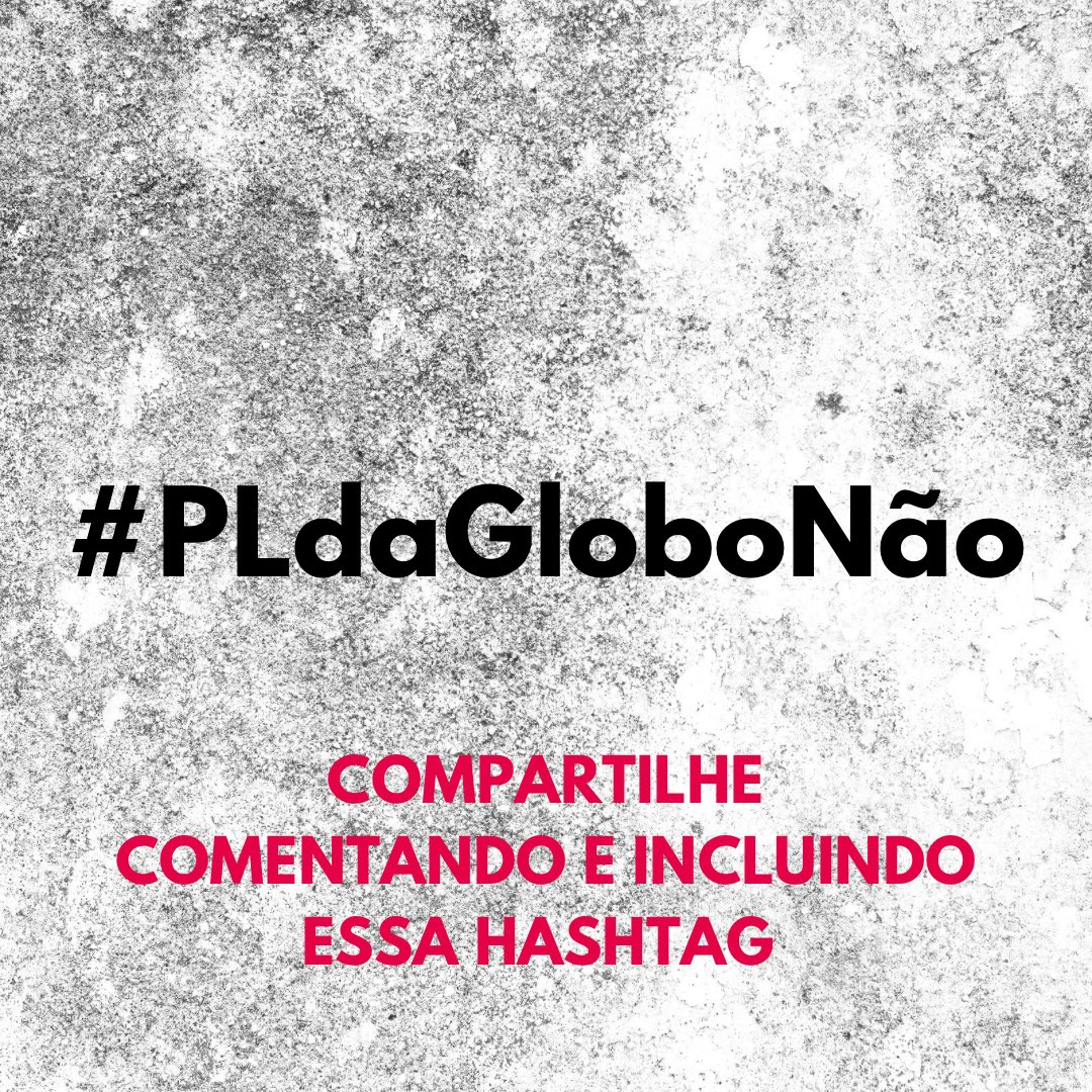 🇧🇷 ESSE TÓPICO TEM QUE FAZER BARULHO! 👉 #PLdaGloboNão 🎯 Compartilhe esse post, mas acrescentando seu próprio texto, incluindo a hashtag #PLdaGloboNÂO … A gang do ladrão está agindo na calada: 👁️ Se o PL da Globo for pautado hoje e se seu deputado votar sim, AÍ SIM será o