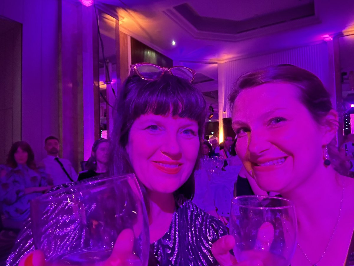 Absolutely ecstatic to be at the <a href="/MandHShow/">Museums + Heritage Show & Awards</a> representing the best of UK #volunteering and <a href="/HeritageVols/">HeritageVolunteering</a> and <a href="/London_HVG/">London Heritage Volunteering Group</a> with the amazing <a href="/TamsinRussell/">Tamsin Russell</a>. What a night!!! So inspired! 🥰🥳