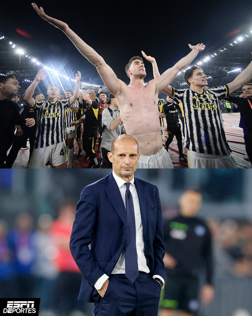 La Juventus ganó la 'Coppa Italia' con dos tiros al arco, un gol de Vlahovic y un 'segundo' gol que fue anulado. Allegriball. 🔥 🥵