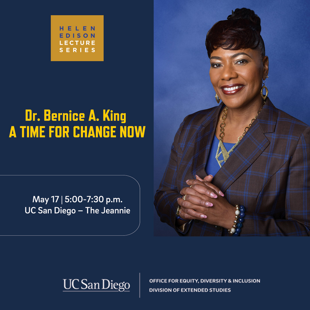 “Our Time For Change is Now” As we embrace the fierce urgency of now, love requires that, in the words of my father, “we must FOREVER conduct our struggle on the high plane of dignity and discipline.” Join us for an evening of thoughtful conversation >> bit.ly/3TDPY8s