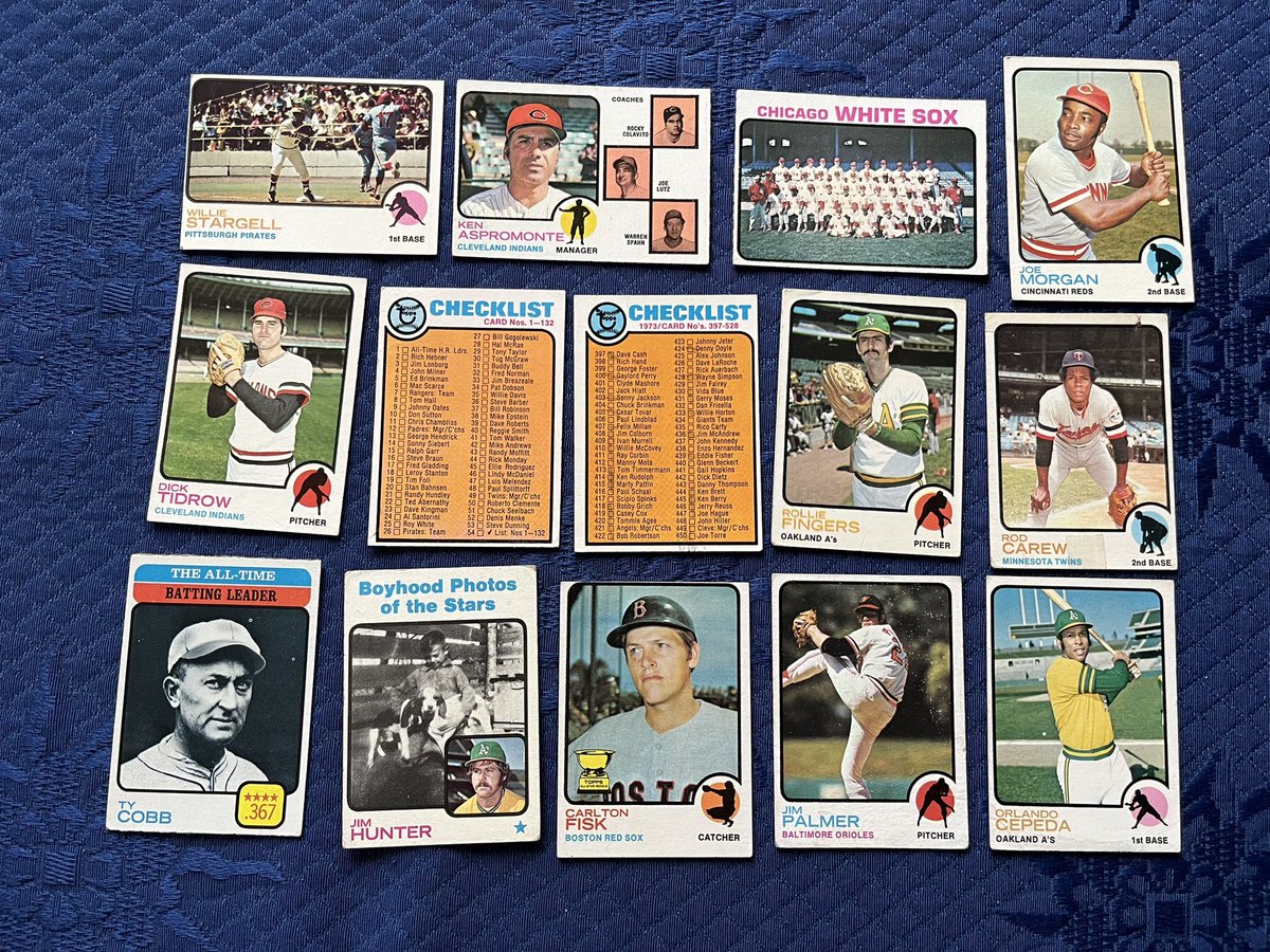 What a mail day! Thanks to Brian @NHbskraus for reaching out after seeing me thank @smith6668 for sending ‘73 Topps via @ngtcollectibles weekly giveaway and asking me if l am still building set. Brian then sends these 15 incredible cards. I am now at nearly 90% of set #thehobby