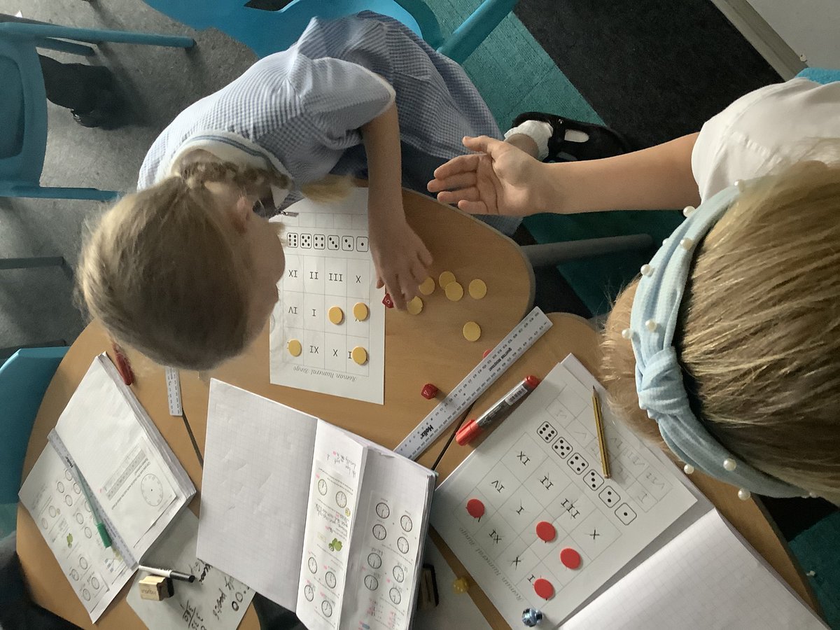 Nothing like a bit of bingo to make Roman Numerals stick 🤣🎲 #year3 #mathsgames @ElementsSchool @WellspringAT