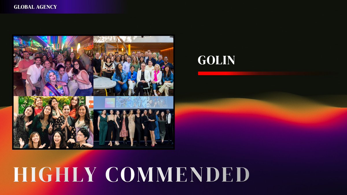 Our judges have awarded a high commendation to <a href="/GolinGlobal/">Golin</a> in the #PRWeekGlobalAwards Global Agency category