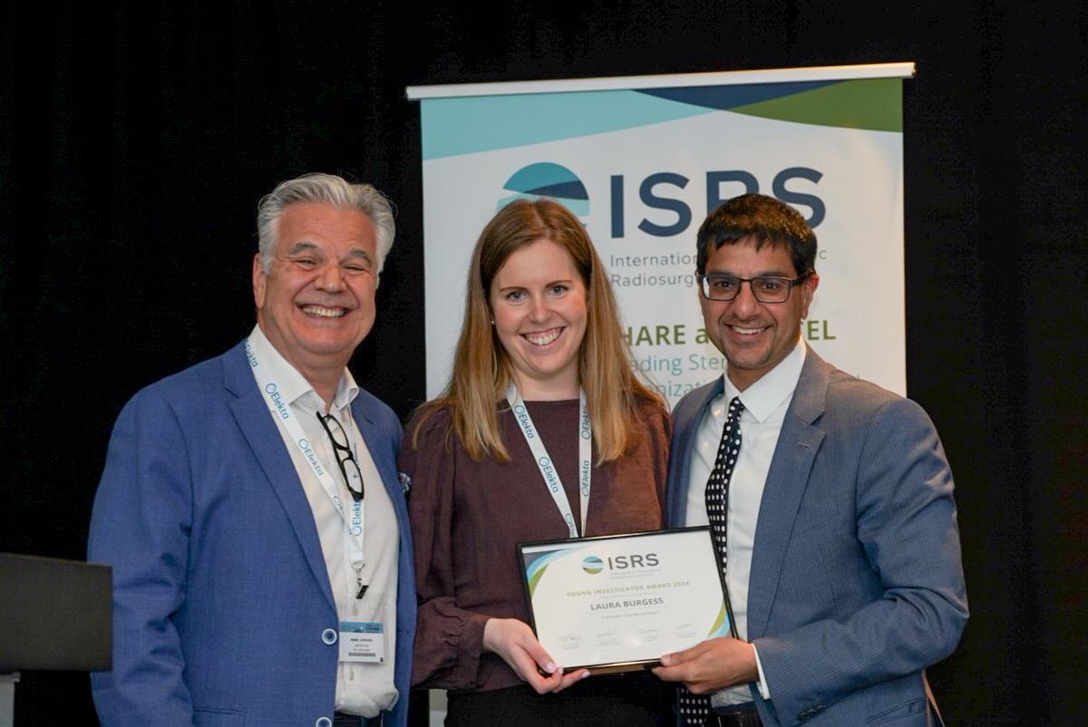 ISRSy (@isrsy) on Twitter photo Congratulations to our award winners:
Laura Burgess, Young Investigator Award
Brandon Santhumayor, Poster Award
Mihir Shanker, Young Professional Award
Diogo Cordeiro, Lars Leksell
A pleasure to recognize the future leaders in the profession! #ISRSUSA2024
<a href="/SahgalArjun/">arjun sahgal</a> Congratulations to our award winners:
Laura Burgess, Young Investigator Award
Brandon Santhumayor, Poster Award
Mihir Shanker, Young Professional Award
Diogo Cordeiro, Lars Leksell
A pleasure to recognize the future leaders in the profession! #ISRSUSA2024
<a href="/SahgalArjun/">arjun sahgal</a>