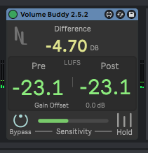 usuarios de ableton o VOLUME BUDDY é simplesmente o melhor amigo do engenheiro de mixagem que pode existir

você gosta pesa a mao em efeito compressão, distorçao, etc e ele vai lá e iguala o volume pro que tava no pre