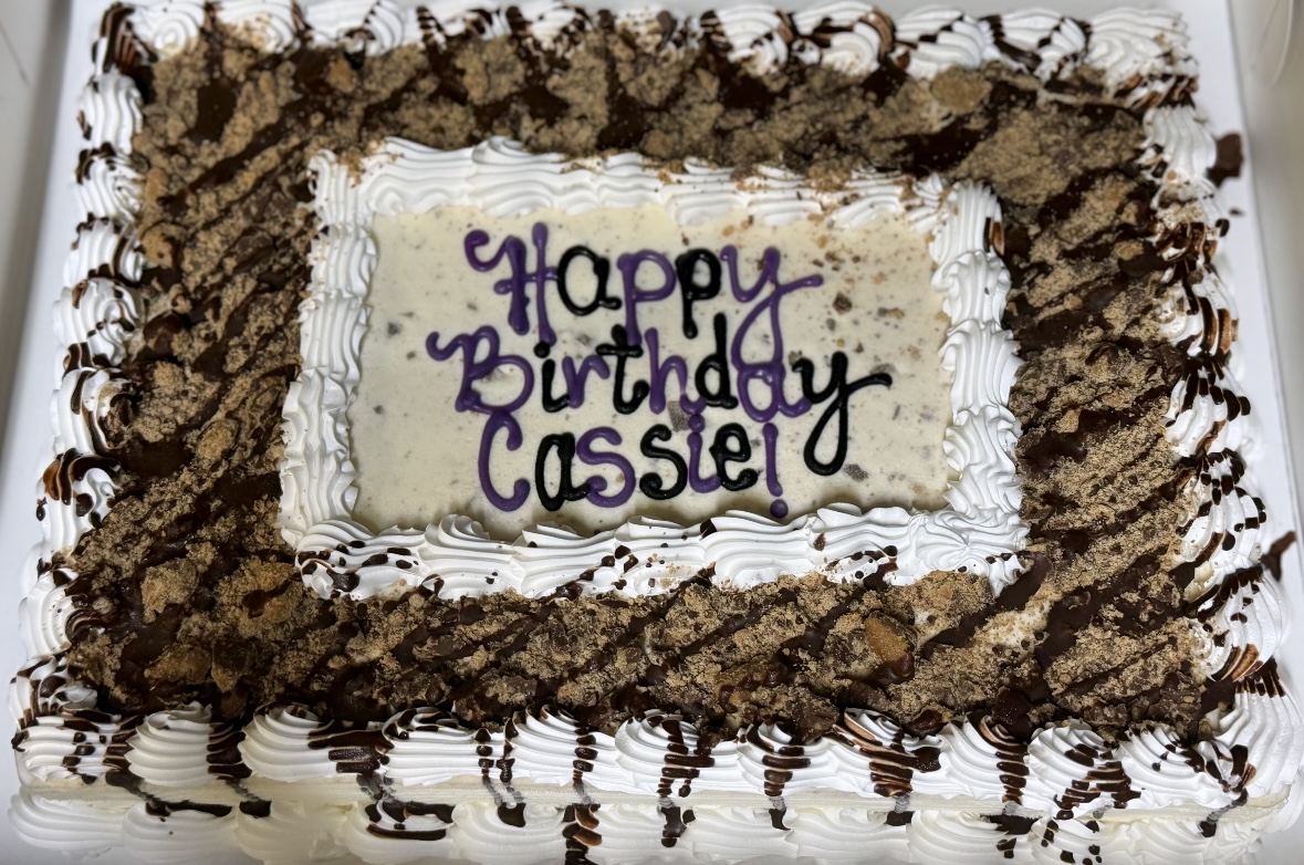 We had a little too much fun celebrating Cassie today for her birthday! 😂She keeps our Service Desk running smoothly and keeps us in line! 😜 She is easy to celebrate and we appreciate all she does!! #PCnetFam #ItsNotJustAboutIT