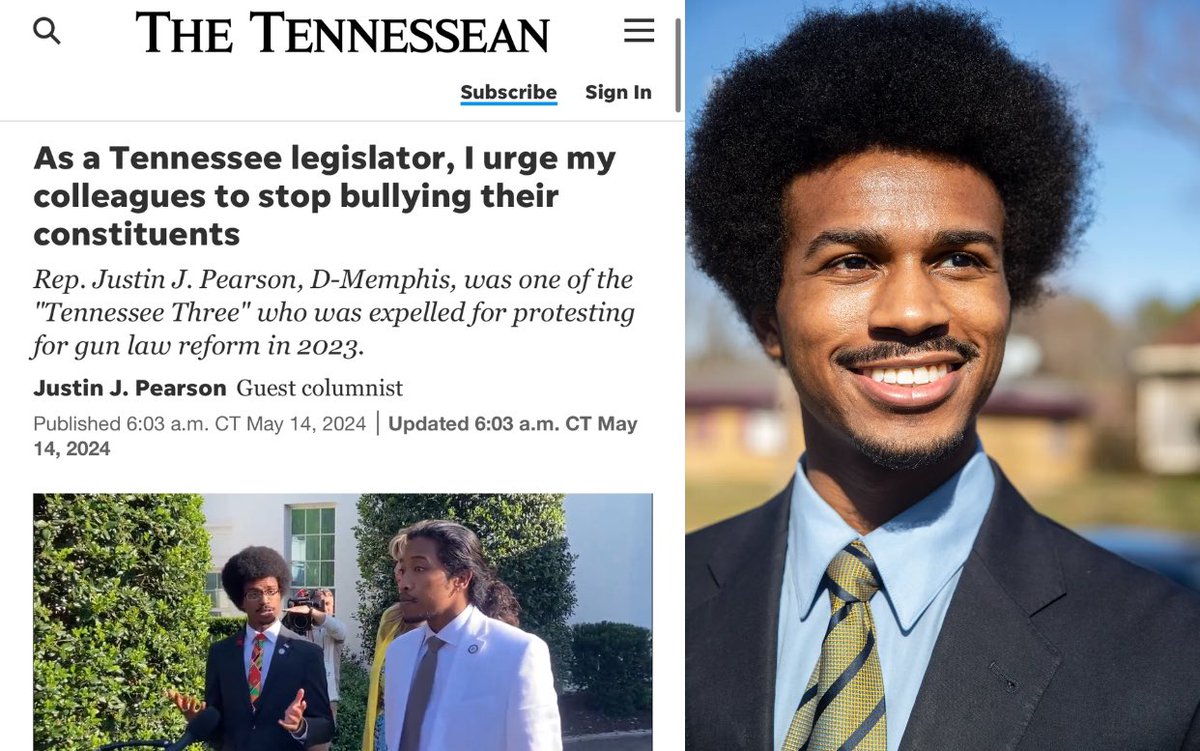 REP. @Justinjpearson: “Instead of listening to Tennesseans’ demands for economic relief, gun safety, increased wages, extreme politicians use taxpayer💰& time to bully marginalized people and continue a history of attacks on poor, BIPOC, 🏳️‍🌈 people.” tennessean.com/story/opinion/…