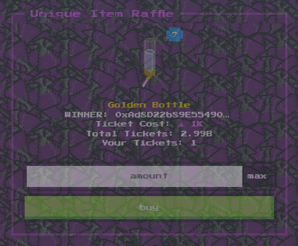 Congratz to 0xAd8D2.. winner of the sixth item raffle 🎉

They now own the powerful unique item for their Eth Farm units until someone "takes" it off them by staking in the Item Shop 🔥

Earn <a href="/Blast_L2/">Blast</a>  Points whilst owning Unique Items!

📑blastgoo.com 👈👈 PLAY NOW