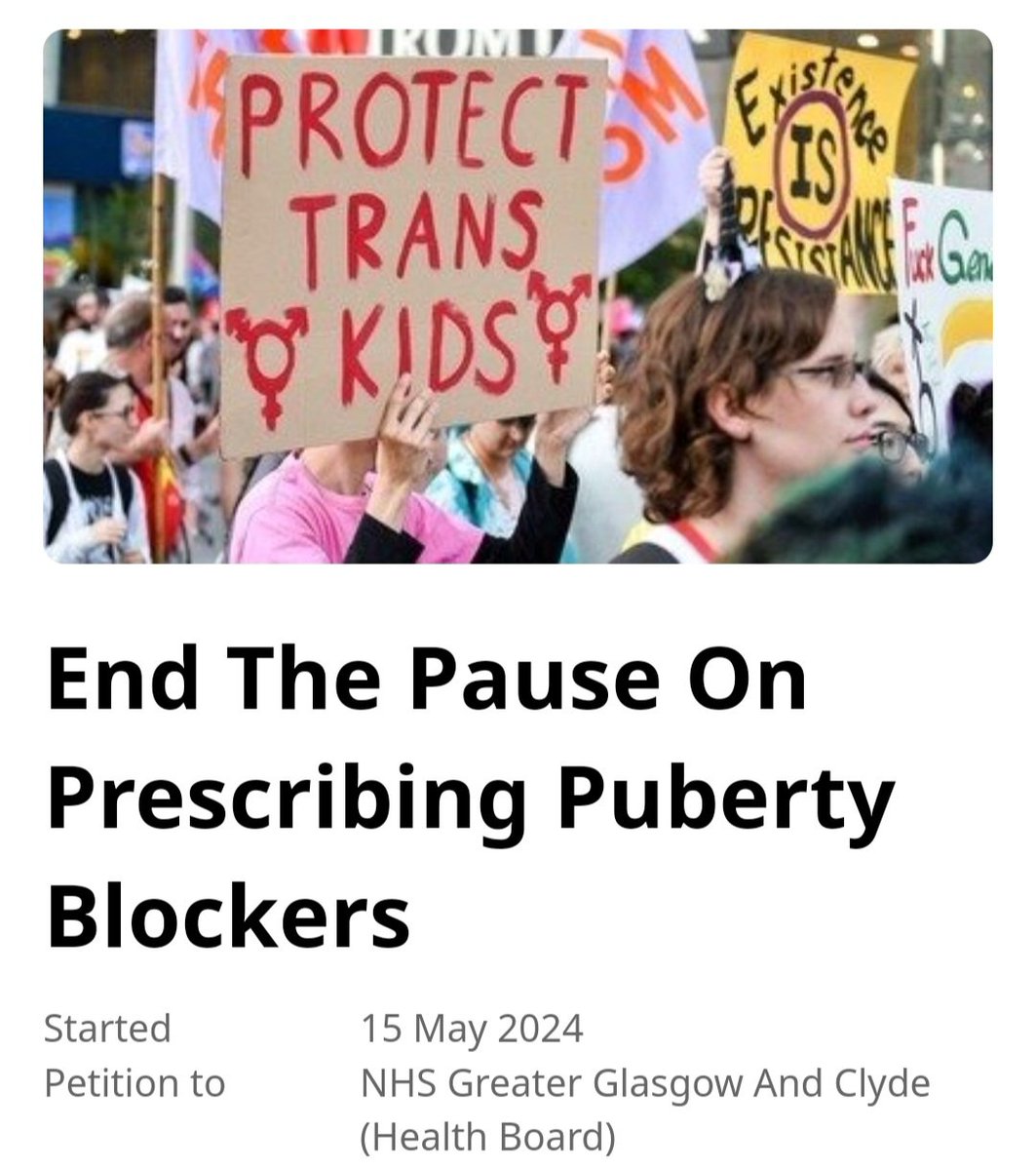 When I get this petition to 10,000 signatures, I will personally hand it in to Sandyford. Please help me by sharing it everywhere. Tell everyone. We will not be silent. Trans kids deserve to live!! ✊️🏳️‍⚧️ chng.it/nKbcKKNnYV
