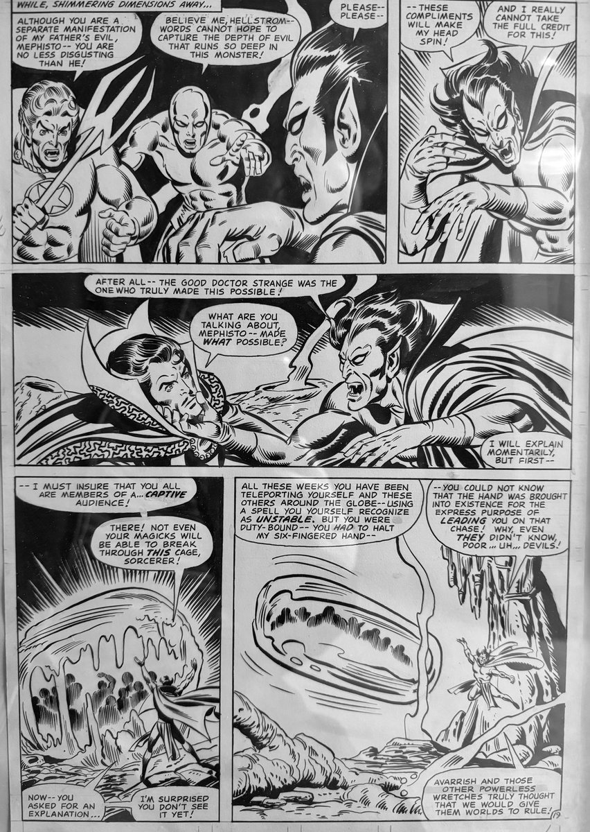 We lost the wonderful artist Don Perlin at the age of 94. He did some truly memorable work, including many stories like this one with the great writer @JMDeMatteis and inker Joe Sinnott.