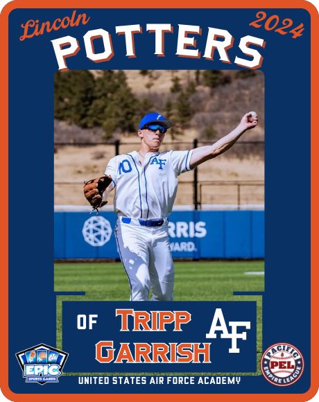 We’ve got more Epic Sports Cards 2024 Player Signing Announcements!

Please welcome from the @AF_Baseball :

@tjoster2021 INF
@TrippGarrish OF

Free Fan Fest: May 23
Opening Day: May 24

🎟️: potters.isportstix.com/order/

#PotterUp #JoinInTheFun #GetEpic @PacEmpireLeague