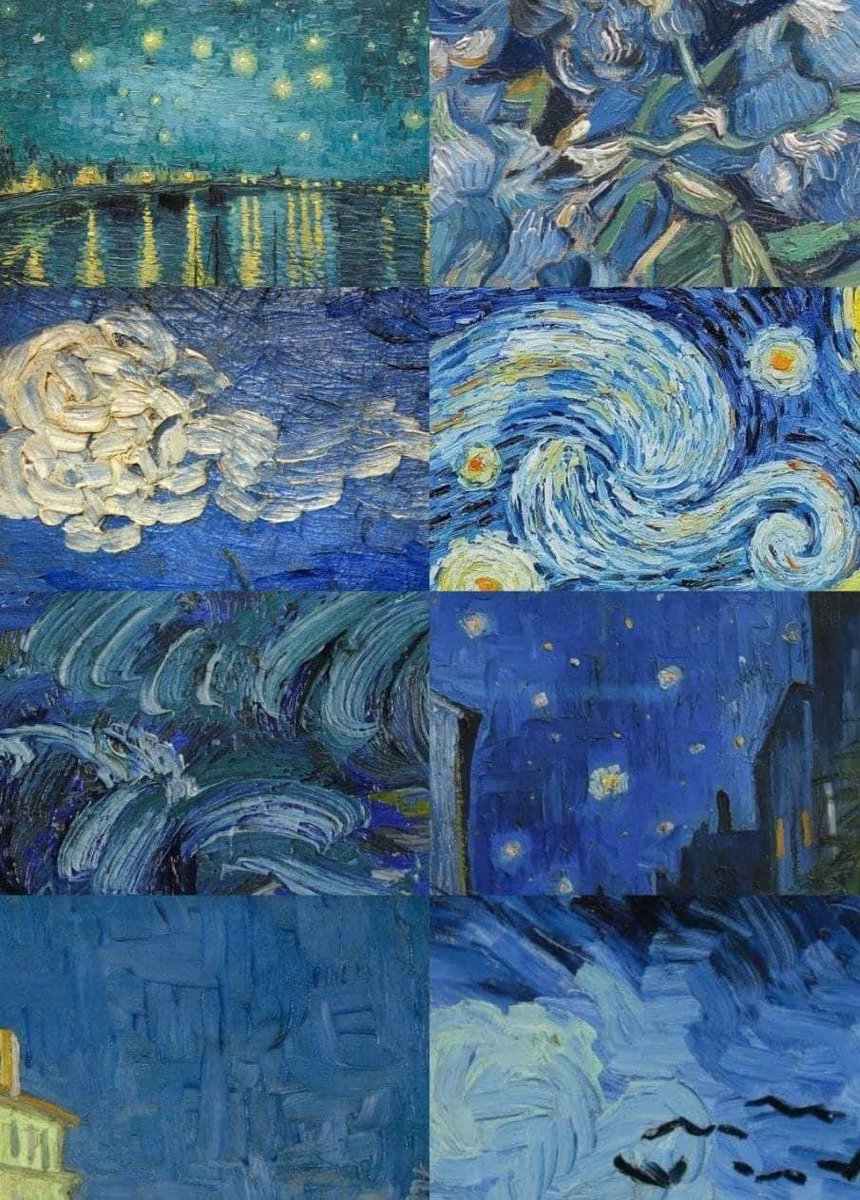El azul de Vincent van Gogh…