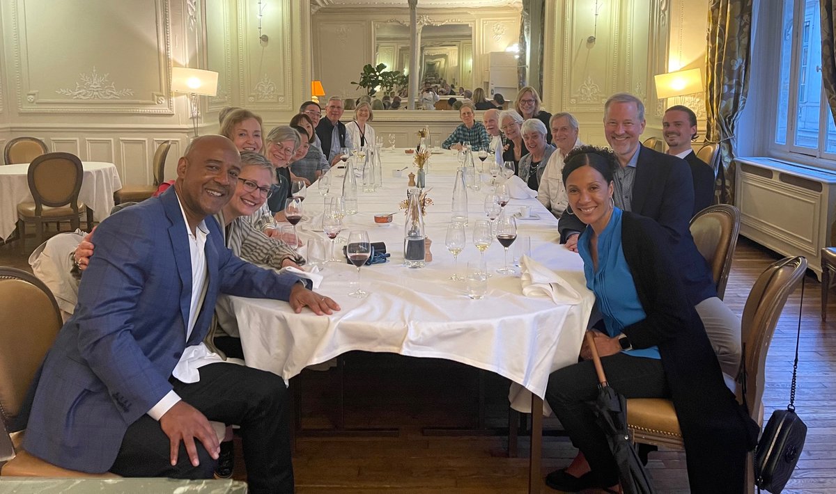 Paula and I enjoyed spending time with @riceuniversity alumni in Paris during a Traveling Owls event hosted by Rice’s @ShepherdSchool. Wish we could stay longer!