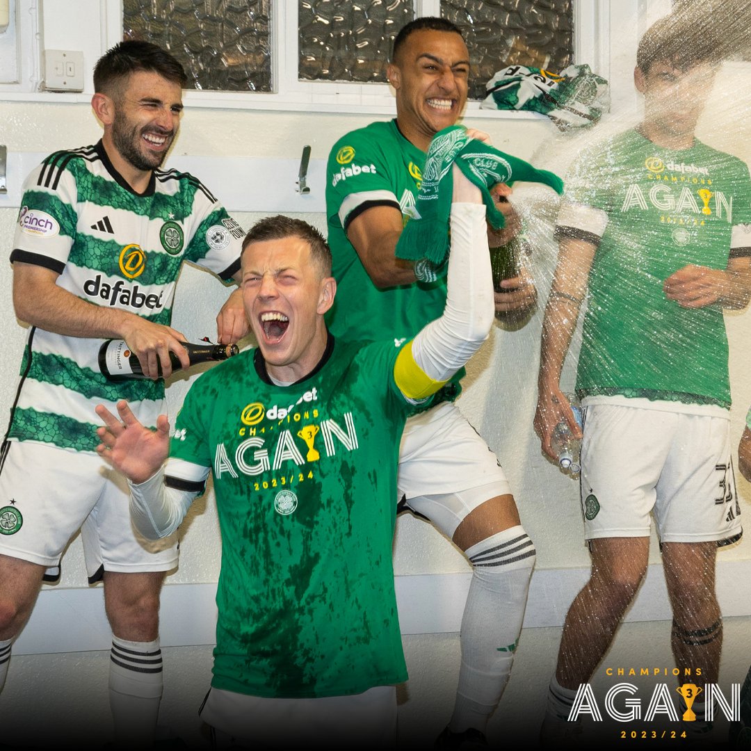 The celebrations begin... 🕺🎉

#CelticFC🍀🏆