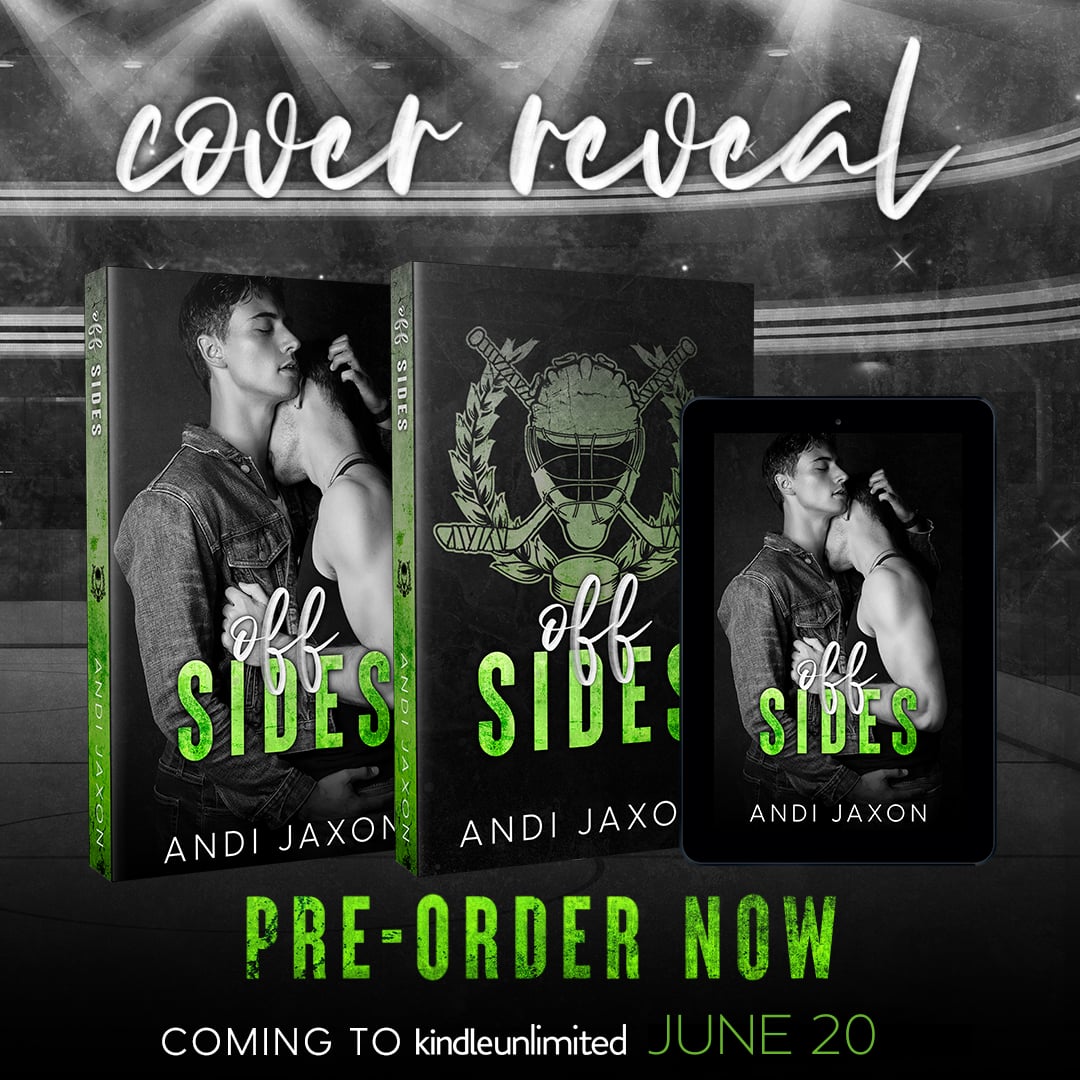 📷📷 COVER REVEAL 📷📷 Off Sides by Andi Jaxon is coming June 20th! Make sure you preorder this hot college hockey romance today!! #PREORDER NOW: books2read.com/OffSides-AndiJ… GR:goodreads.com/book/show/2052… 📷Hurt comfort 📷College Hockey 📷Jock x Jock 📷Mental health rep