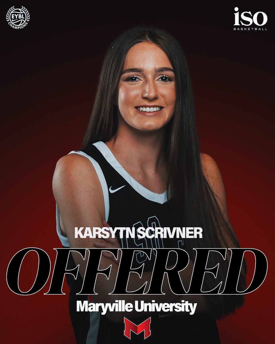 🚨 Scholarship Offer 🚨 Excited to announce ‘26 Karstyn Scrivner has been offered a basketball scholarship by Maryville University! 🏀 | @karstyn_s