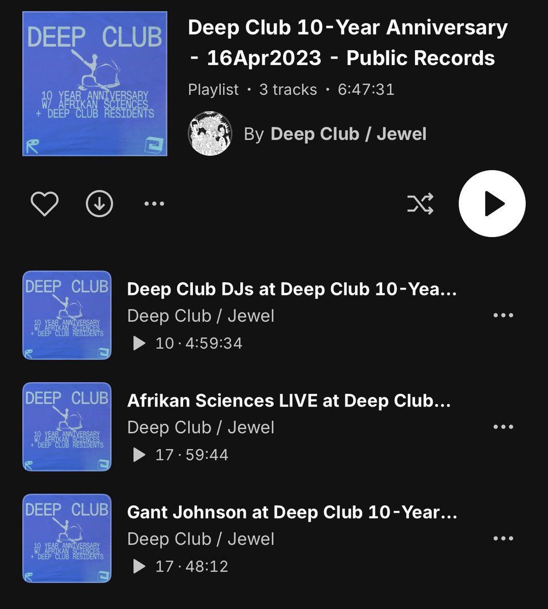 Deep Club / Jewel tweet media