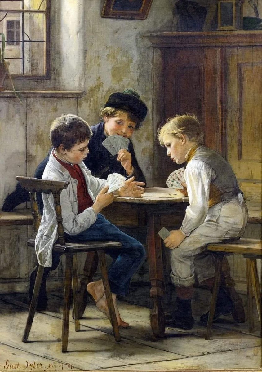 Gustav Igler ,Austrian Painter (1842-1938)