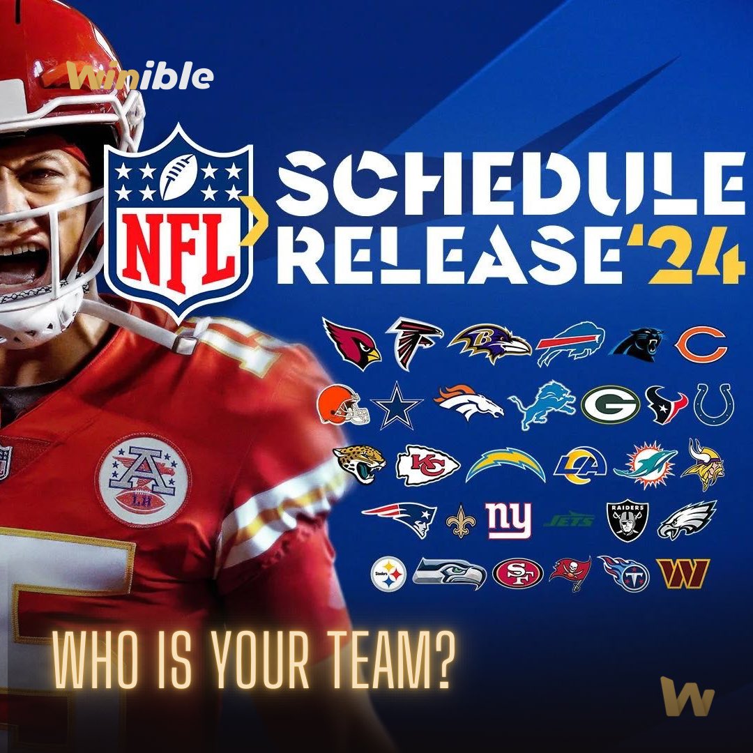 Are you ready for some football?!!🏈 The @NFL schedule release is tonight at 8pm est ! Who is your team and who do you have wining it this year in New Orleans ? 

#nfl #football #schedule #team #superbowl #tv #streamingservice