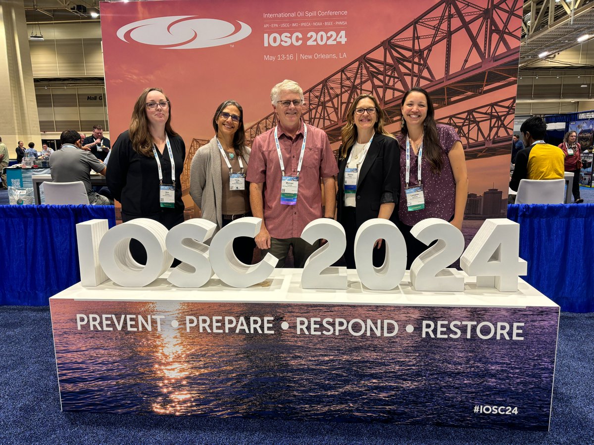 oiledwildlife's tweet photo. Congrats to our Management Team on their accomplishments at the 2024 International Oil Spill Conference (@IOSConf2024) in New Orleans!

☑️ 2 paper-based presentations
☑️ 2 posters
☑️ 2 special sessions https://t.co/leXhaFlDY5