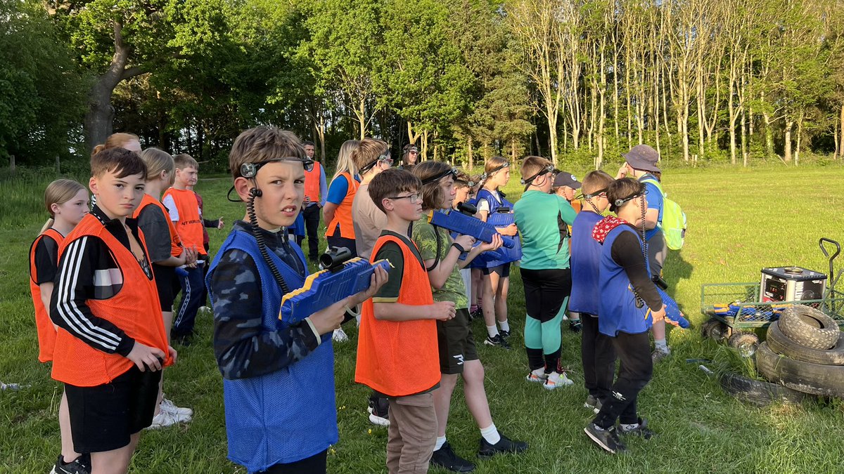 Laser Tag this evening - great fun (said Mr Ed!)