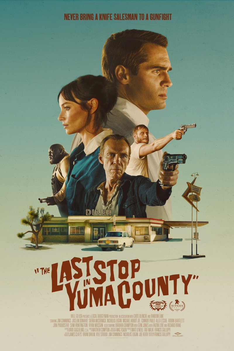 It's not a horror movie but I implore you to go watch THE LAST STOP IN YUMA COUNTY by @FrancisGalluppi. He got the next Evil Dead because this movie rules so much. It's a tense, suspenseful powder keg of a movie that I've seen compared to early Tarantino. Amazing cast. WATCH IT!