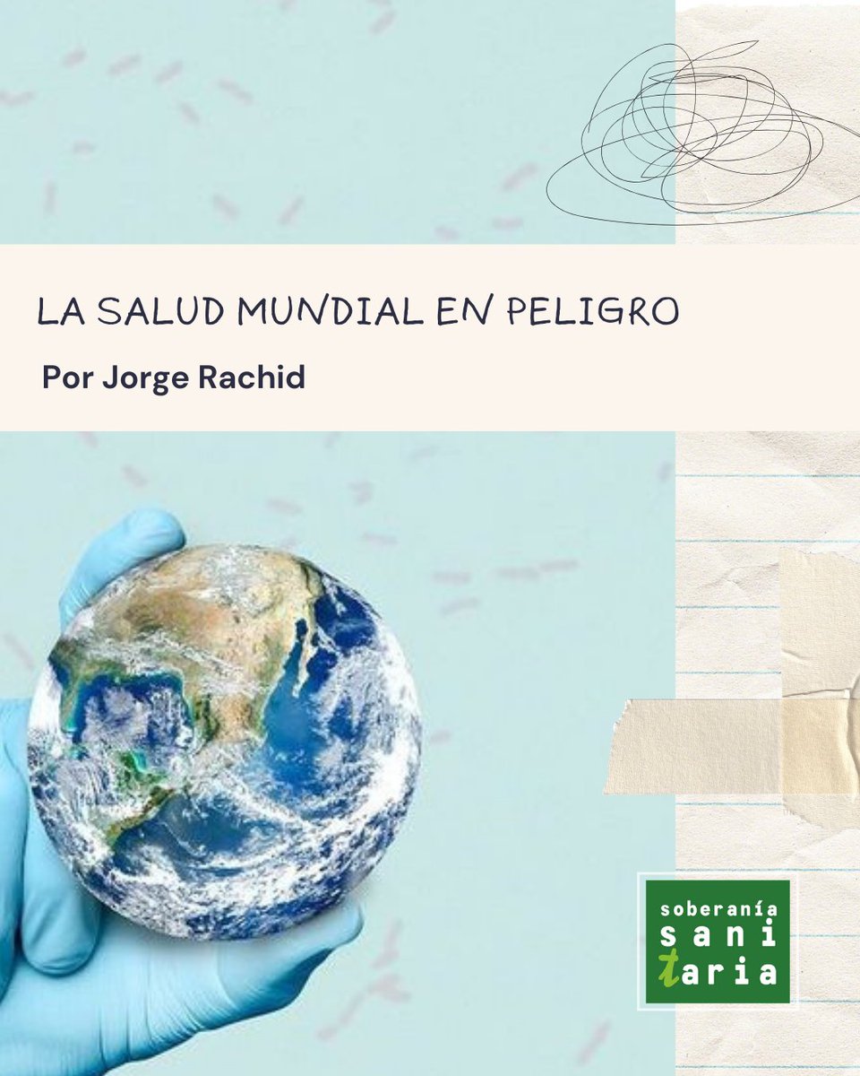 #RevistaFSS 👉🏻¿Cómo pensar la salud en el actual escenario global?
Te invitamos a leer esta nota de opinión de <a href="/drjorgerachid/">Jorge Rachid</a> 
👉🏻bit.ly/3V0k4VD