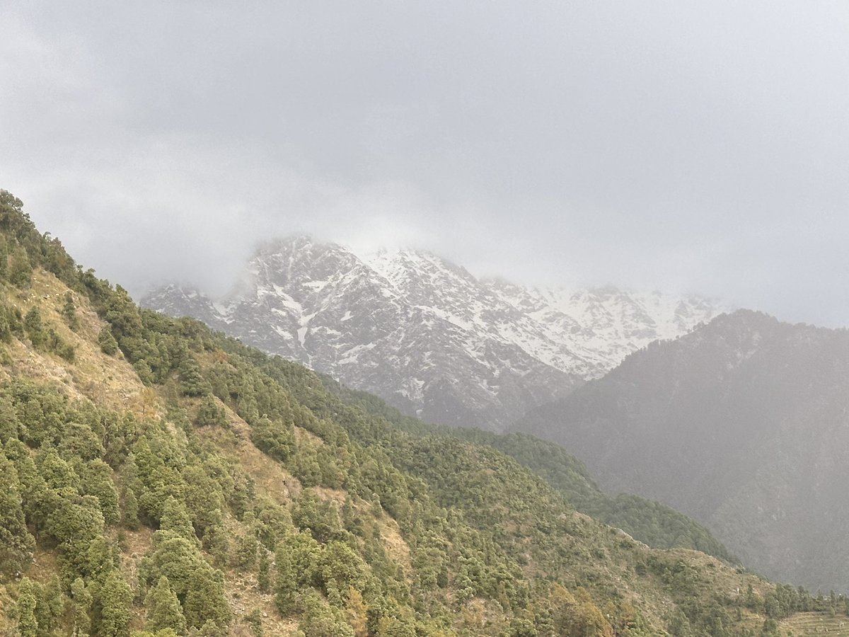 Dhauladhar Mountains, India.