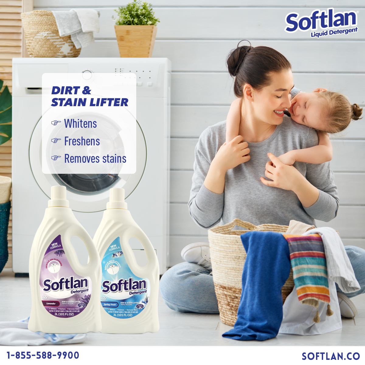 Go brighter with Softlan liquid detergent.🥼 Currently $10.00 OFF for 3-pack📣 🌐bit.ly/3GCcOZ6 Experience the dynamic cleaning prowess of Softlan detergent as it effortlessly revitalizes and brightens your clothes! #detergent #liquiddetergent #softlan #washclothes