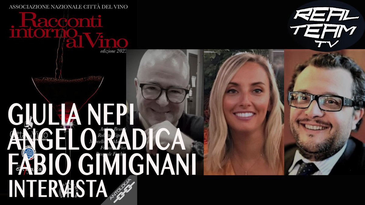 giusy_randazzo's tweet image. #intervista  👉🏻 youtu.be/7jYtXPDavxk?si…

@RealTeamTV intervista  #GIULIANEPI ( #Coordinatrice Concorso ) #ANGELORADICA ( #Presidente Associazione Nazionale Città’ del Vino  ) #FABIOGIMIGNANI ( #Editore #JollyRoger )per  “Racconti intorno al vino” edizione 2023 

@LisaDiGiovanni2