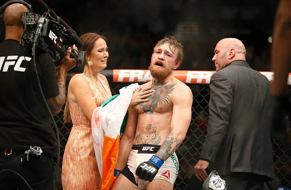 Beautiful story Irish boxer 'Conor McGregor' says about his wife! 'We have been together for 8 years and we lived in Ireland, 30 miles from Dublin, in a rented apartment without work. I didn't work because I spent all my time training. It's always been my dream to be a hero.