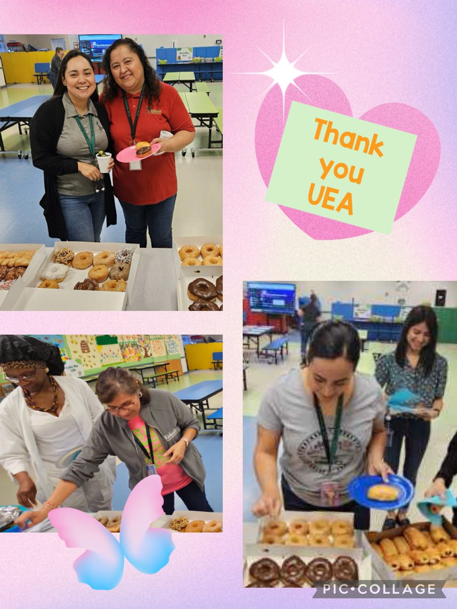 Thank you to Don Mathis and Vallie Harris <a href="/UEATexas/">United Educators Association</a> for thinking of our wonderful Paraprofessionals. They appreciated the nice treat. 

Thank you Paras for all your hard work you do for our school and students. 

<a href="/MrsFloyd0419/">Delicia Floyd</a> <a href="/TPpayne0228/">Patricia Payne</a> <a href="/KinkeadeECS/">Kinkeade ECS</a>