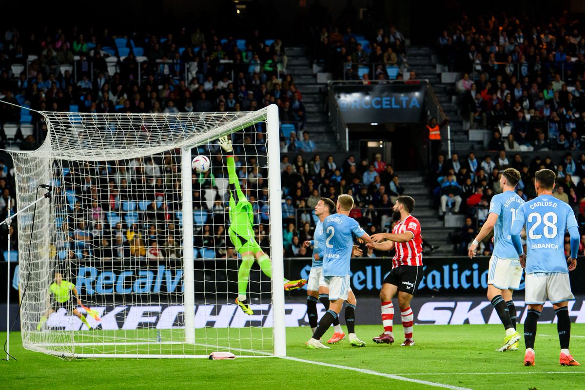 Fin du match. Malgré une remarquable ouverture du score, les Basques repartent de Galice avec zéro point. Nouvel échec dans cette fin de saison. #CeltaAthletic 2-1 #LigaFR