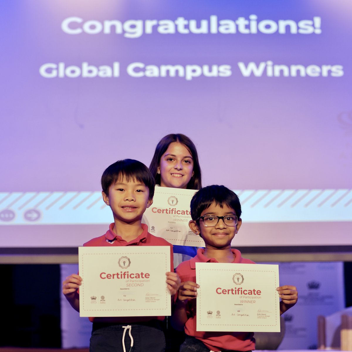 High fives all round for our #GlobalCampus finalists going forward to the #NAE competition! We can't wait to hear the results for the overall #NordAngliaEducation competition winners in the coming weeks! #BISHouston #createyourfuture #NAEGlobalCampus