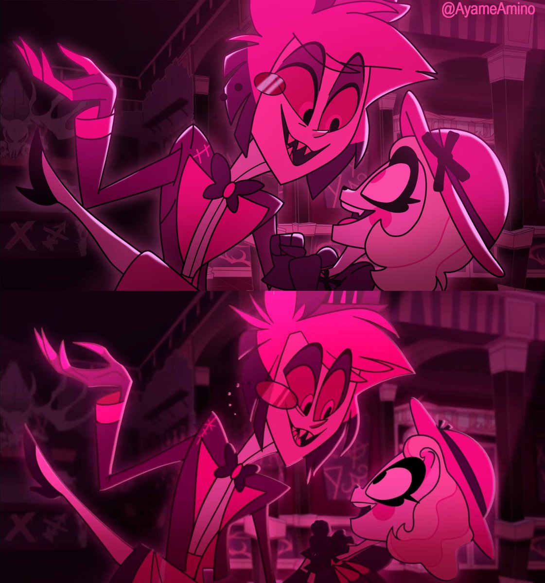 Pilot frames adapted to the style of the series Part Final (6/6)  

#HazbinHotelFanart #HazbinHotelCharlie #HazbinHotelAlastor #Alastor #CharlieMorningstar #art #HazbinHotelArt #HazbinHotel #chalastor #radiobelle