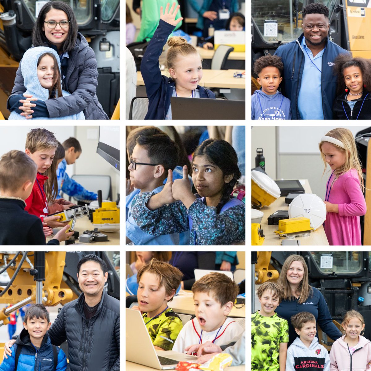 Happy #InternationalDayOfFamilies! Colorado team members brought their kids to work recently to explore, learn and connect. We're proud Trimble supports families of all shapes and sizes globally with inclusive benefits, flexible work arrangements and employee resource networks.⭐️