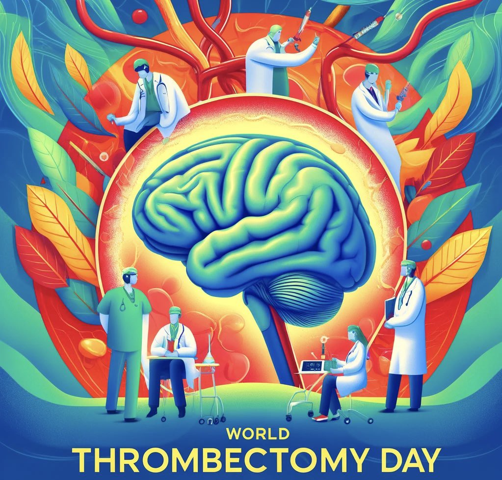 Happy World Thrombectomy Day! 🩺 Today we raise awareness about the life-saving impact of thrombectomy, a procedure that removes blood clots and restores blood flow. Let's spread the word and support advancements in stroke treatment! #StrokeAwareness @MThrombectomy