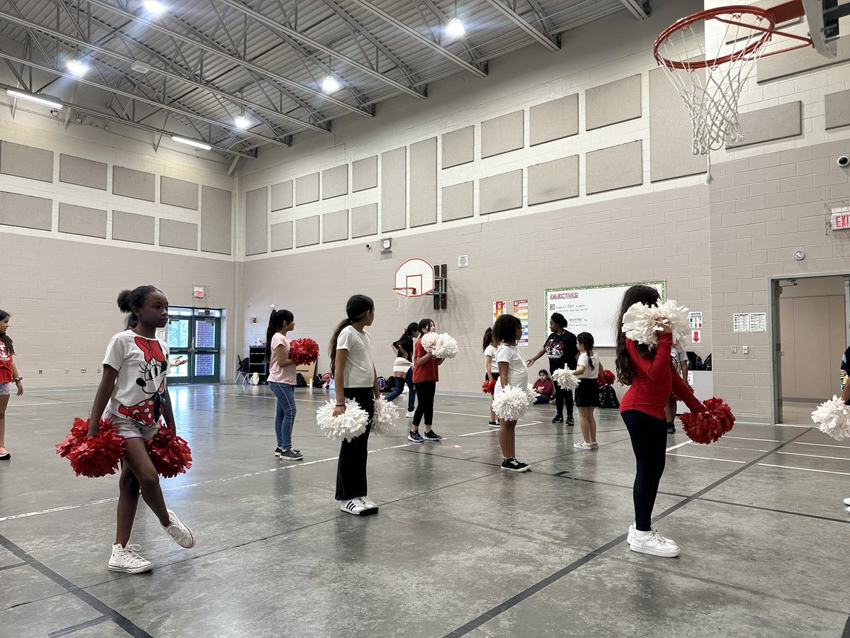 Day 2 of our Hill Cheer Clinic Tryouts is in full effect !  📣🤸‍♀️ <a href="/Hill_AISD/">Hill Elementary School</a>  <a href="/AldineISD/">Aldine ISD</a> <a href="/SammonsES_AISD/">Sammons Elementary</a> <a href="/Carter_AISD/">Carter Academy</a>