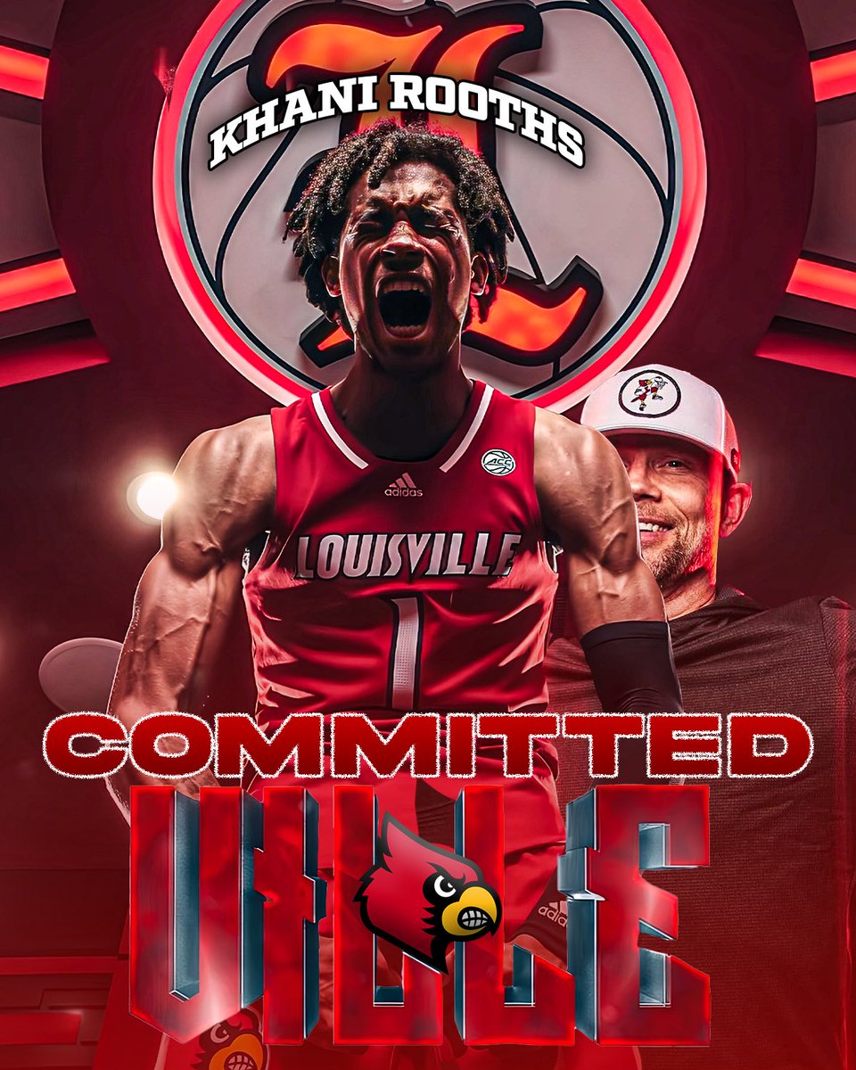 2024 4⭐️ and Top 30 recruit, Khani Rooths has Committed to Louisville! The former Michigan commit is very versatile and is a huge get! #GoCards‼️ #ReviVILLE🔥