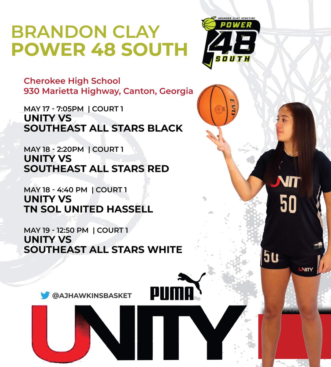 Catch me and @unitybasketbal1 THIS weekend in Georgia! ❤️ @Ajhawkinsbasket