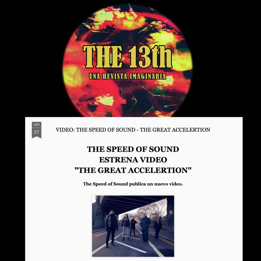 The Speed Of Sound's 'A Cornucopia: Minerva' (out 5/24 Vinyl/CD/Streaming: orcd.co/thespeedofsoun…) featured in Revista The 13th out of Buenos Aires! revistathe13th.blogspot.com/2024/04/video-… #RevistaThe13th #TheSpeedOfSound #IndieRock #PsychPop #GaragePsych #IndiePop #BigStirRecords