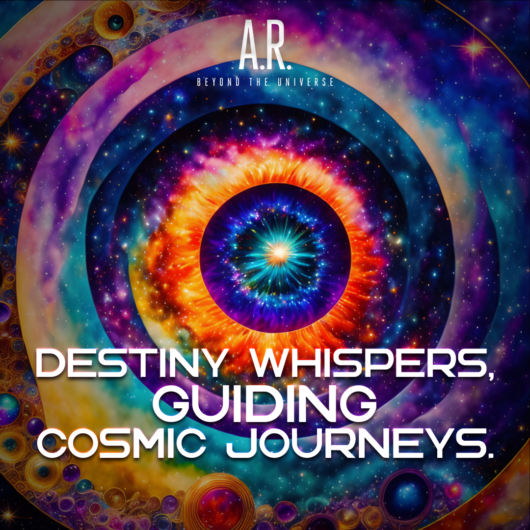 Destiny calls to Alex Rogers through the whispers of the cosmos. Each whisper reveals a piece of his epic journey. As he follows these hints, he encounters cosmic phenomena. His path is one of adventure and discovery.

 #DestinyCalls #CosmicPath #GalacticDestiny #AlexRogers