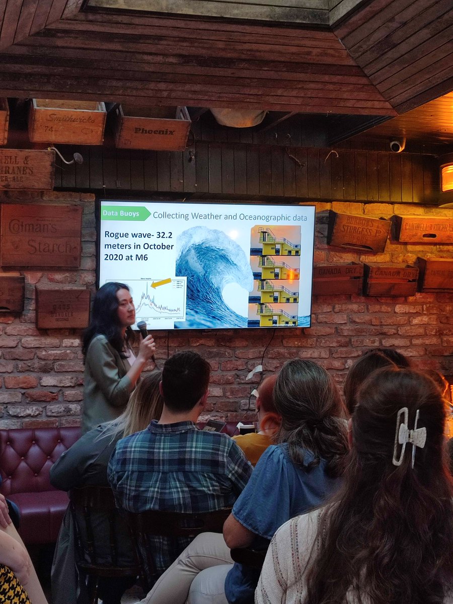 LinehanOx's tweet image. Some brilliant talks from colleagues in the @MarineInst for @pintofscienceIE event in #Galway Highlights for me were ships, sharks and sneaky waves #pint24