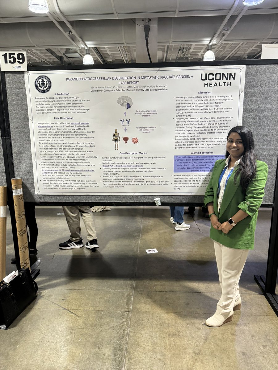 Wonderful poster presentation from Janani Arunachalam! Thank you so much for sharing with us! <a href="/JananiA779/">Janani Arunachalam</a> #SGIM24