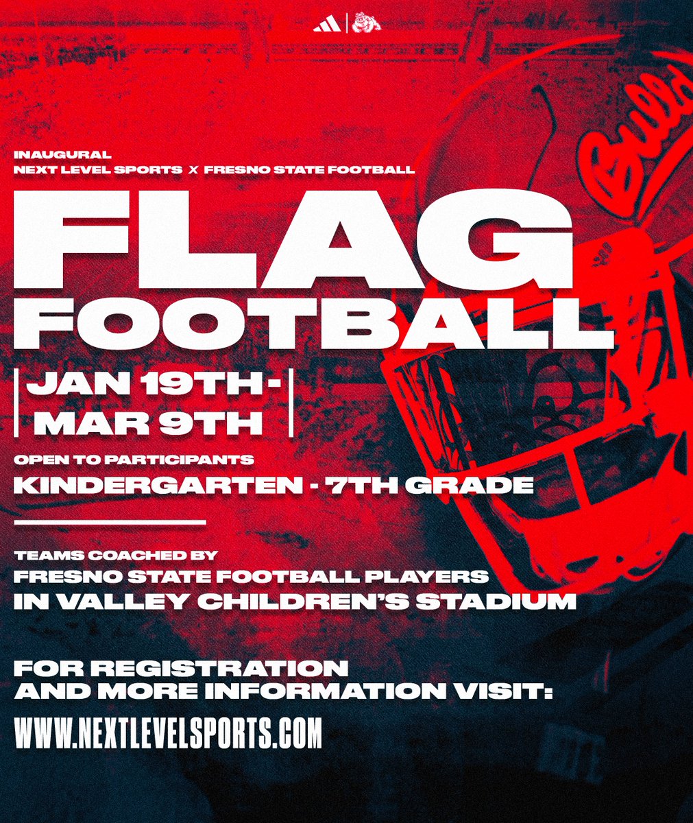 Next Level Flag Football ❌ Bulldog Football Join us in the inaugural season of Next Level Flag Football in the Valley‼️ More information is available here👉 tinyurl.com/28yt89mz