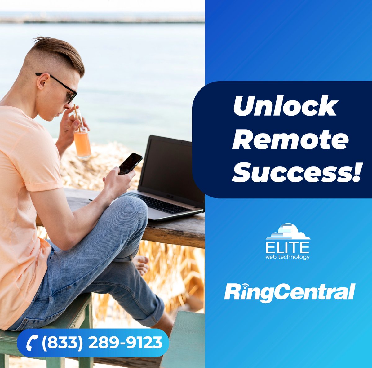 EliteWebTecInfo's tweet image. Embrace the future of remote work with RingCentral&apos;s virtual call center solution! 

Ready to unlock the power of remote collaboration?🌐🔑 

Contact us today! 
📞 (833) 289-9123
🌐 elitewebtechnology.us
✉️ support@elitewebtechnology

#RemoteWork #VirtualCallCenter