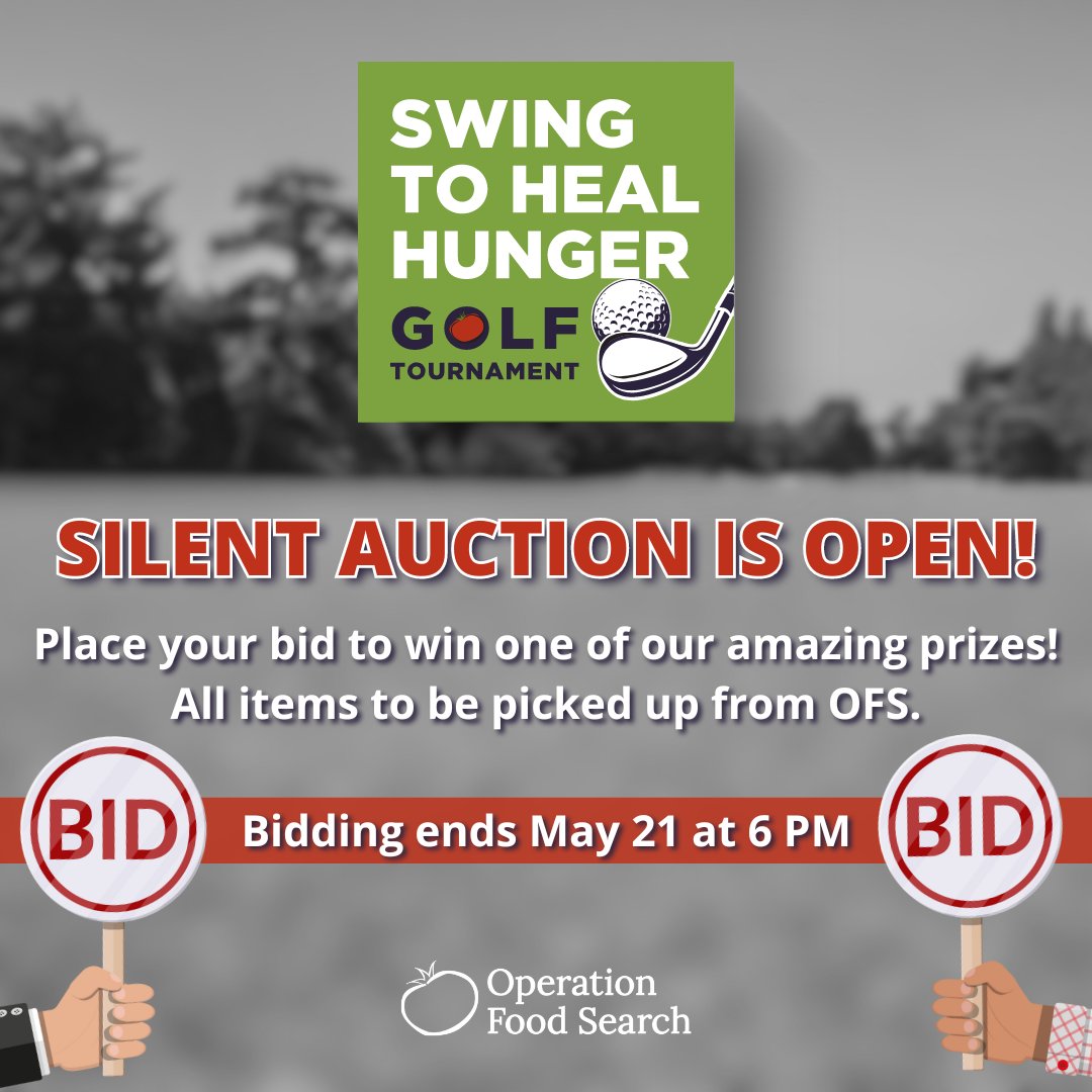 Our silent auction is open, and you don’t have to attend our golf tournament to bid and win one of the amazing items! Bidding will end 5/21 at approximately 6 pm. Winners will be listed on the event site, so check out the great items now at loom.ly/MJF6FTE